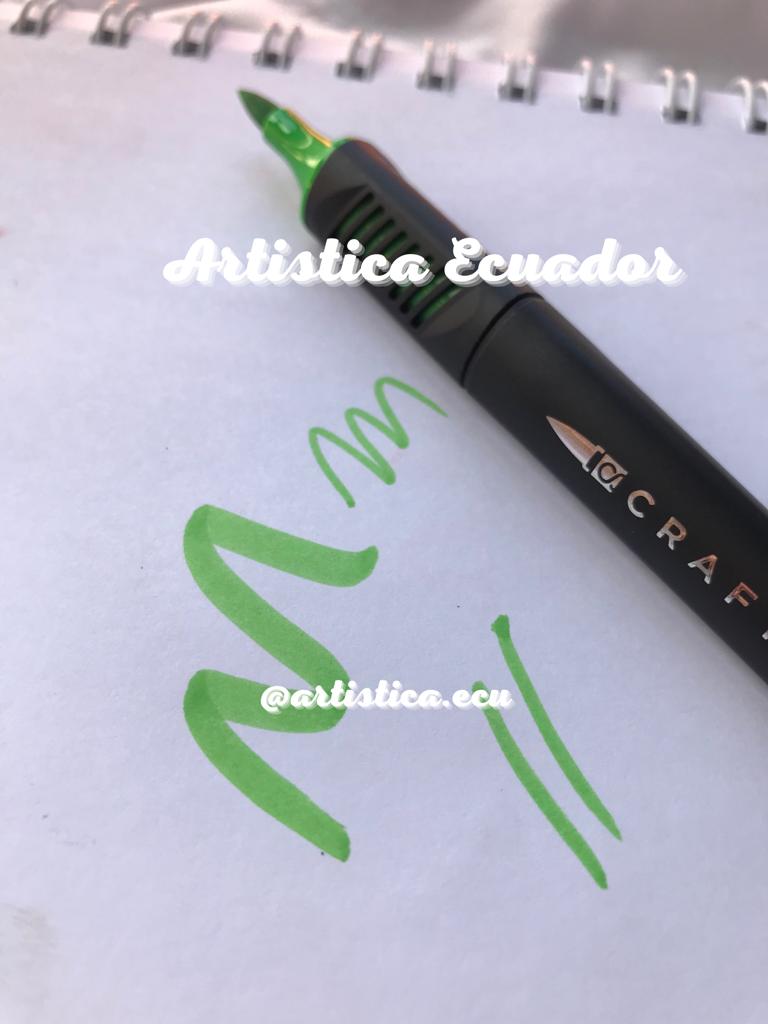 12 Marcadores doble punta pincel Craft