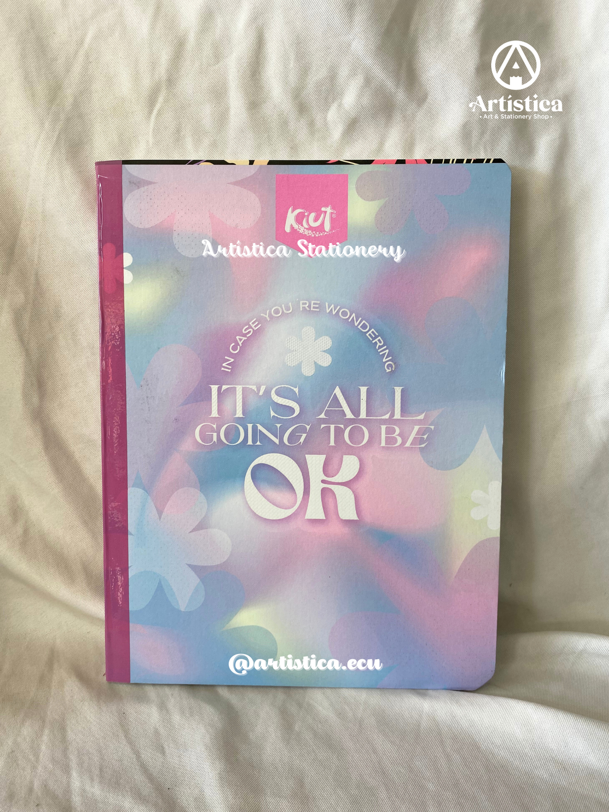 Cuaderno cosido 4 líneas pasta flexible