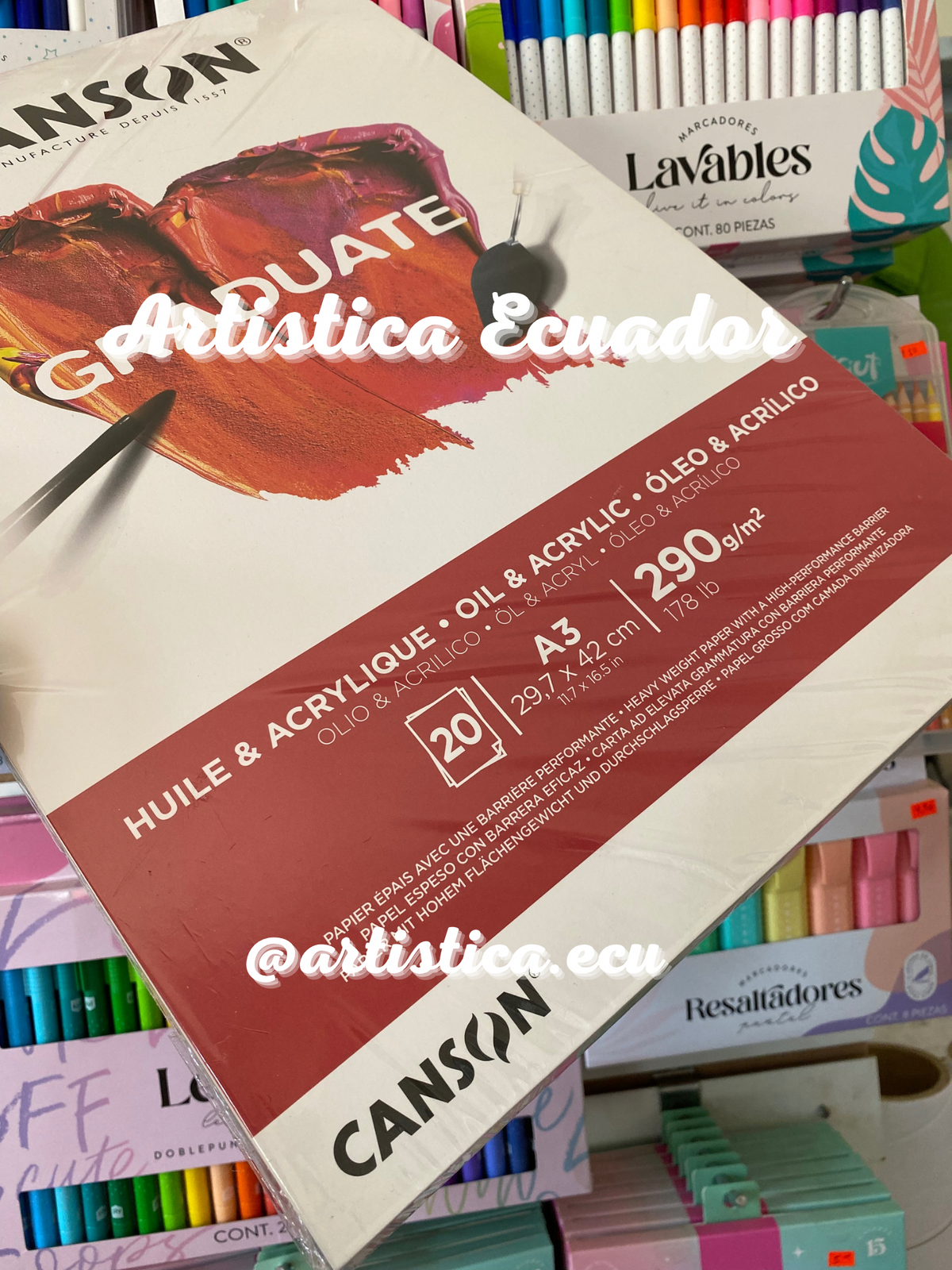 Block Canson Oleo - Acrilico A3