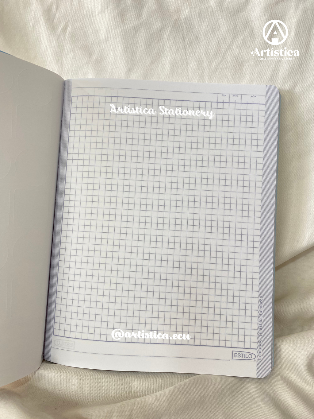 Cuadernos cosidos cuadros Cinnamoroll pasta flexible
