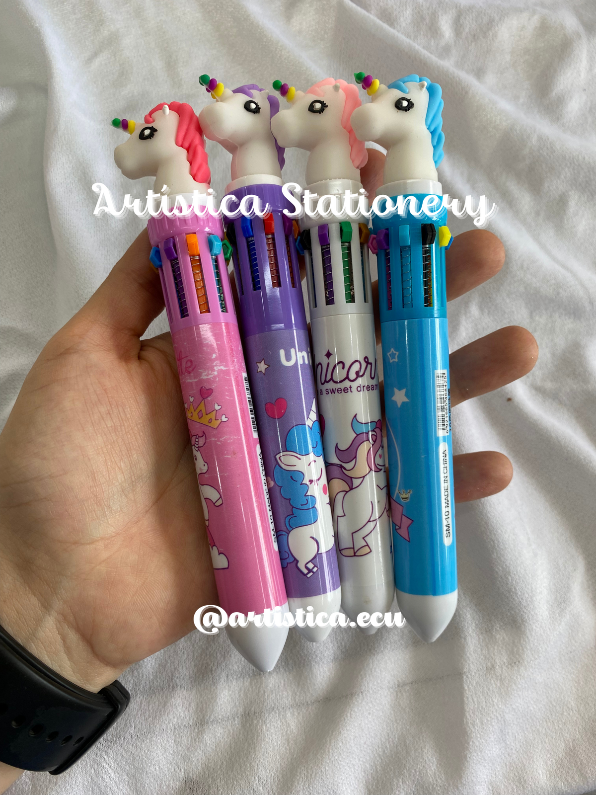 PROMO! Boligrafo de 10 colores Unicornio