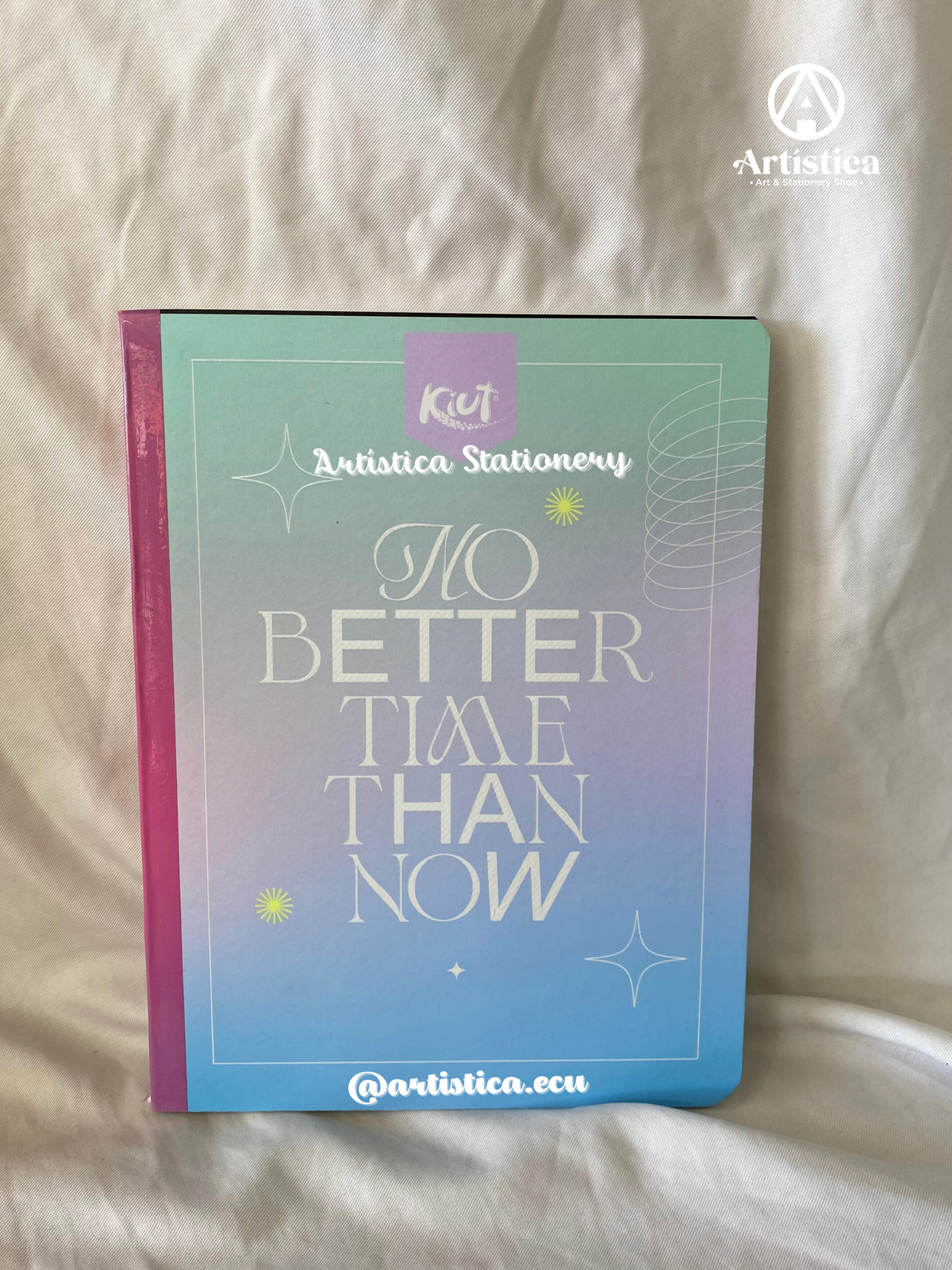 Cuaderno cosido a cuadros pasta flexible