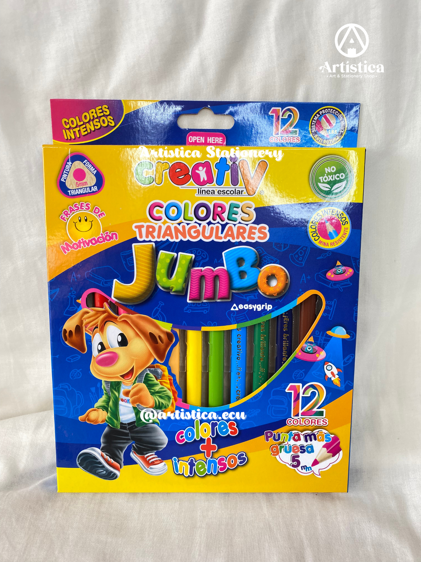 12 Colores Jumbo Creativ