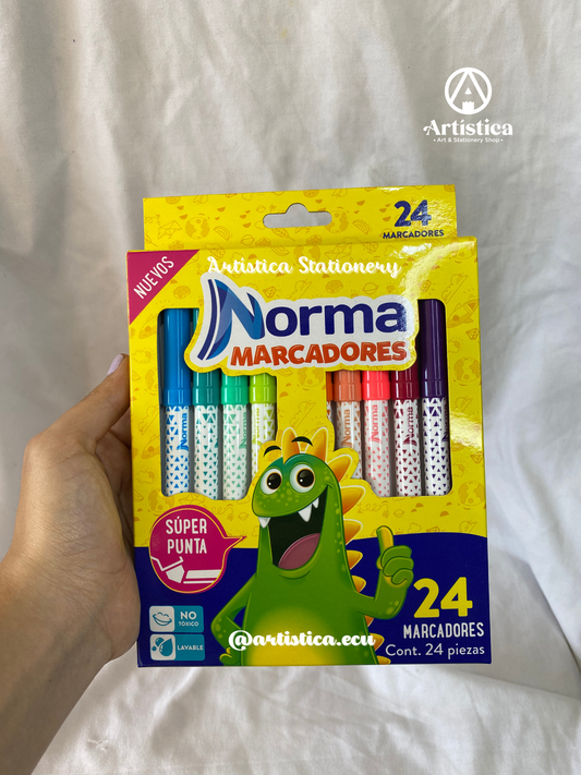 24 Marcadores Norma