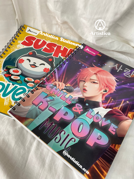 Cuaderno universitario 100 hojas para mujer licencia Norma