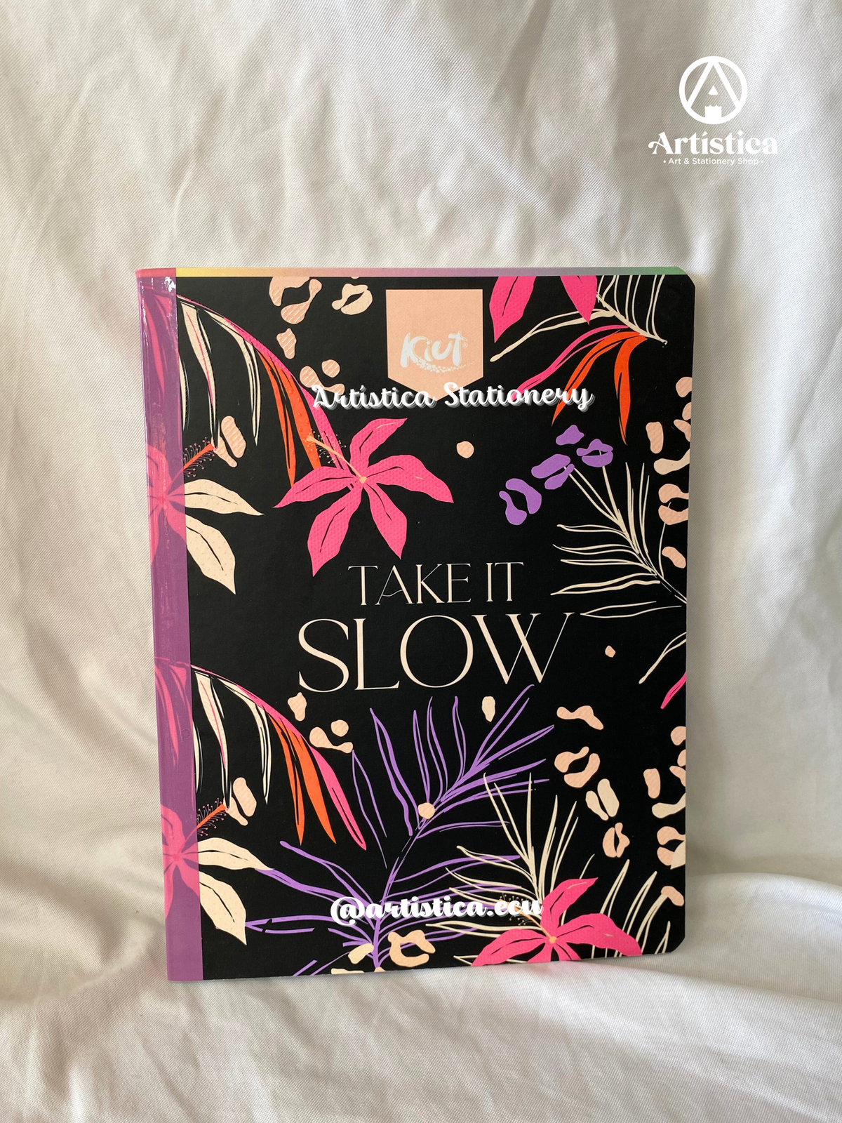 Cuaderno cosido a cuadros pasta flexible
