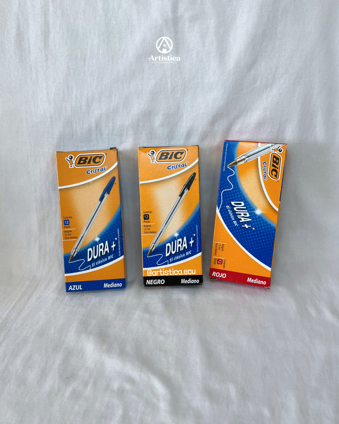 Caja x12 Bolígrafo punta media Bic