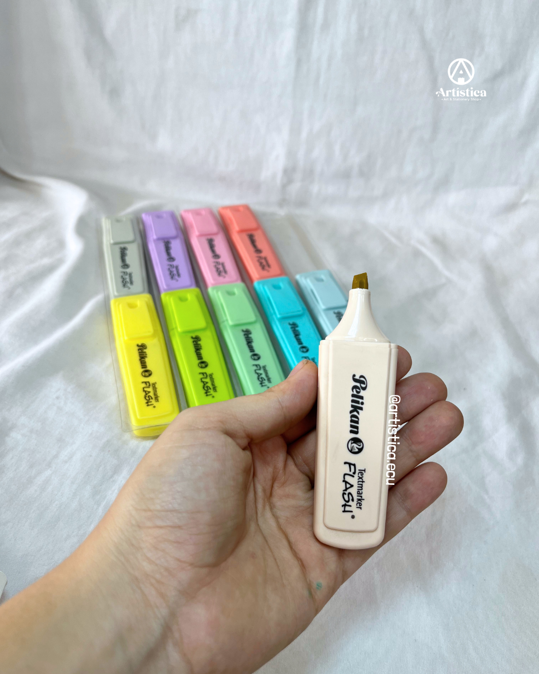 10 Resaltadores tonos pasteles Pelikan