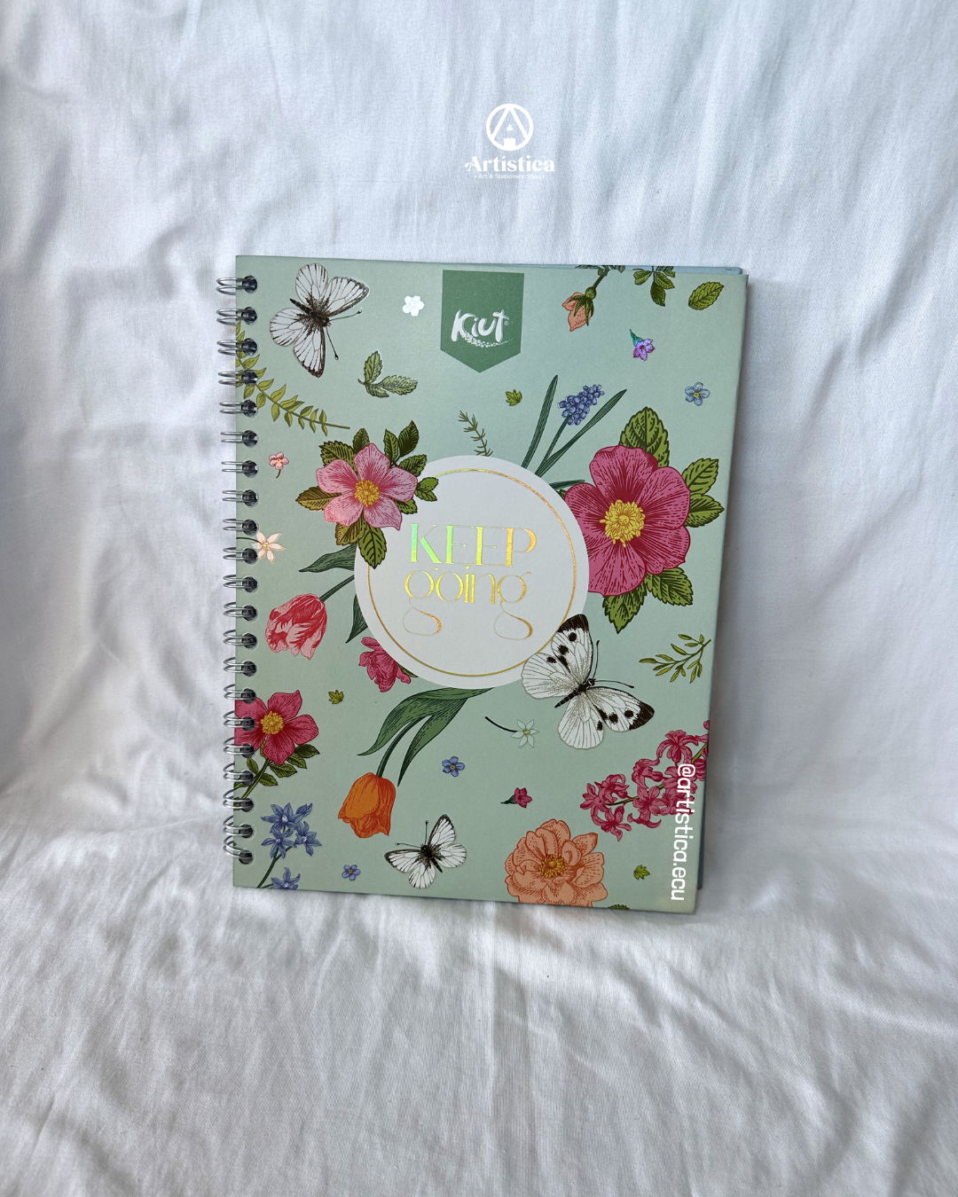Cuaderno pasta dura 2 líneas bordes decorados