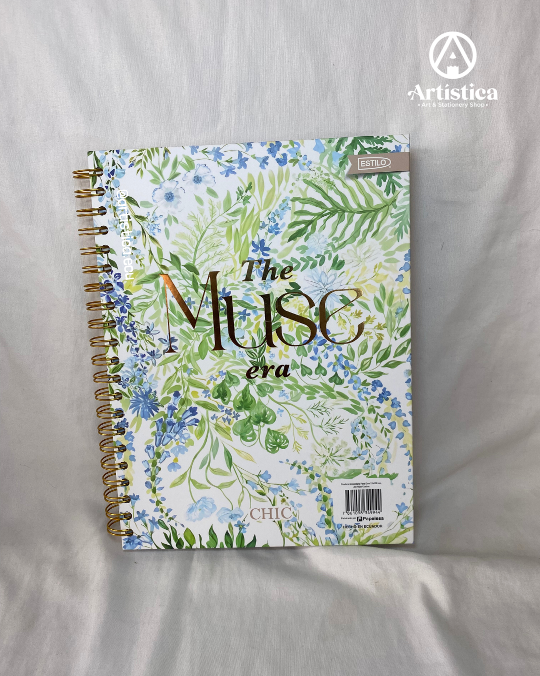 Cuaderno 200 hojas cuadros pasta dura Twins Modelo 3