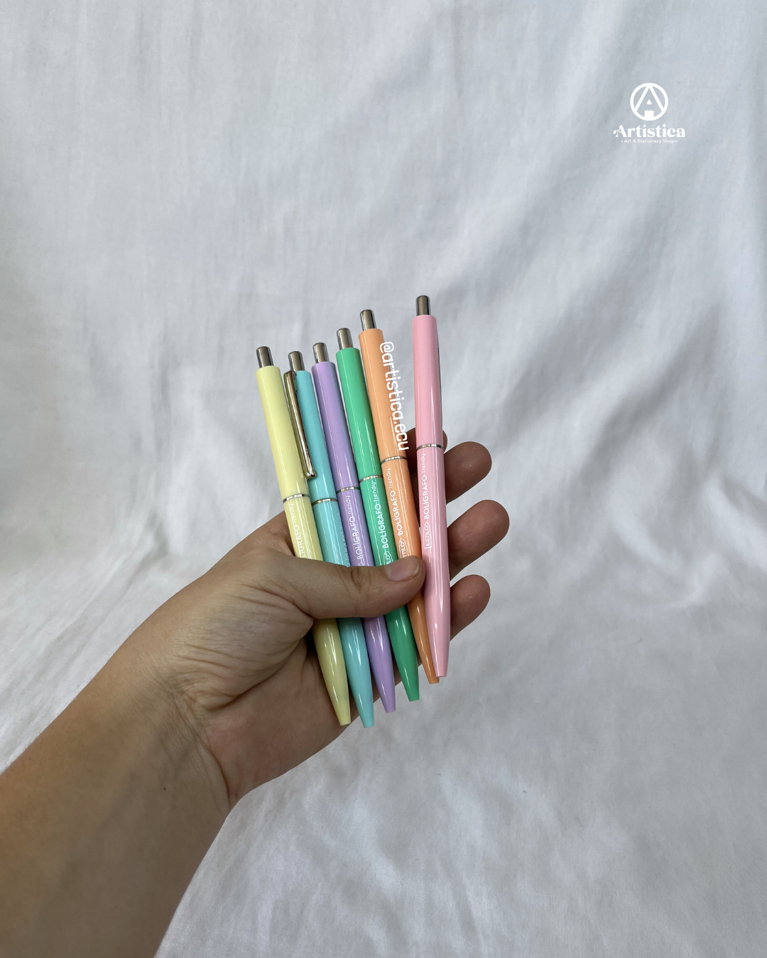 Bolígrafo ejecutivo tonos pastel Estilo