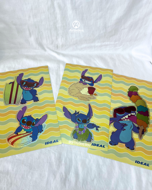 5 Stickers holograficos