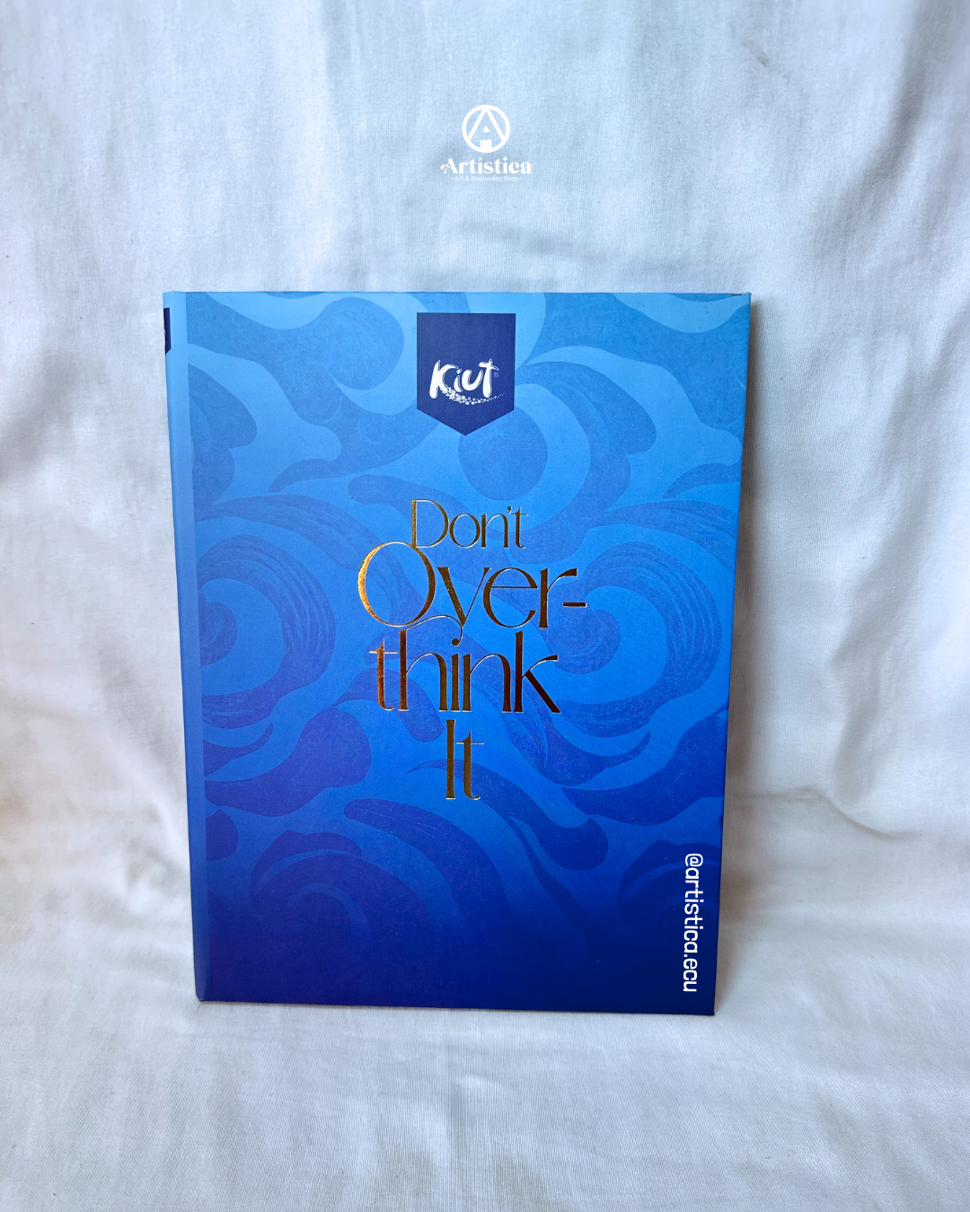 Cuaderno cosido pasta dura cuadros Kiut