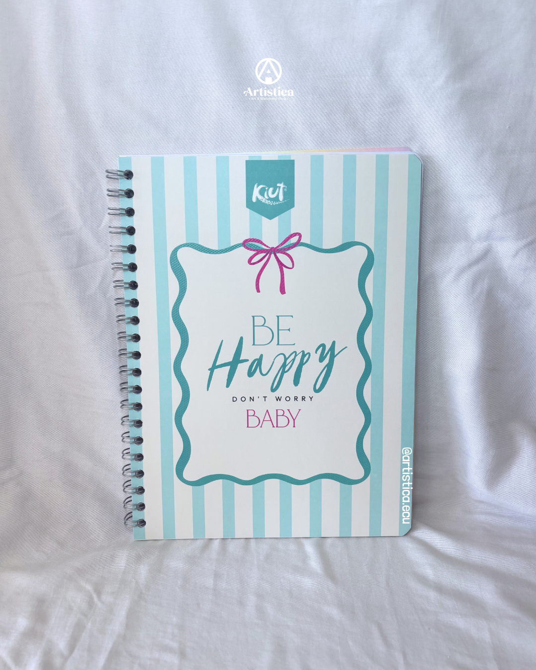 Cuaderno pasta flexible cuadros Kiut