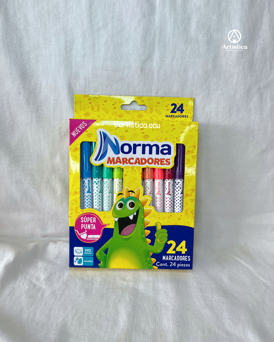 24 Marcadores Norma