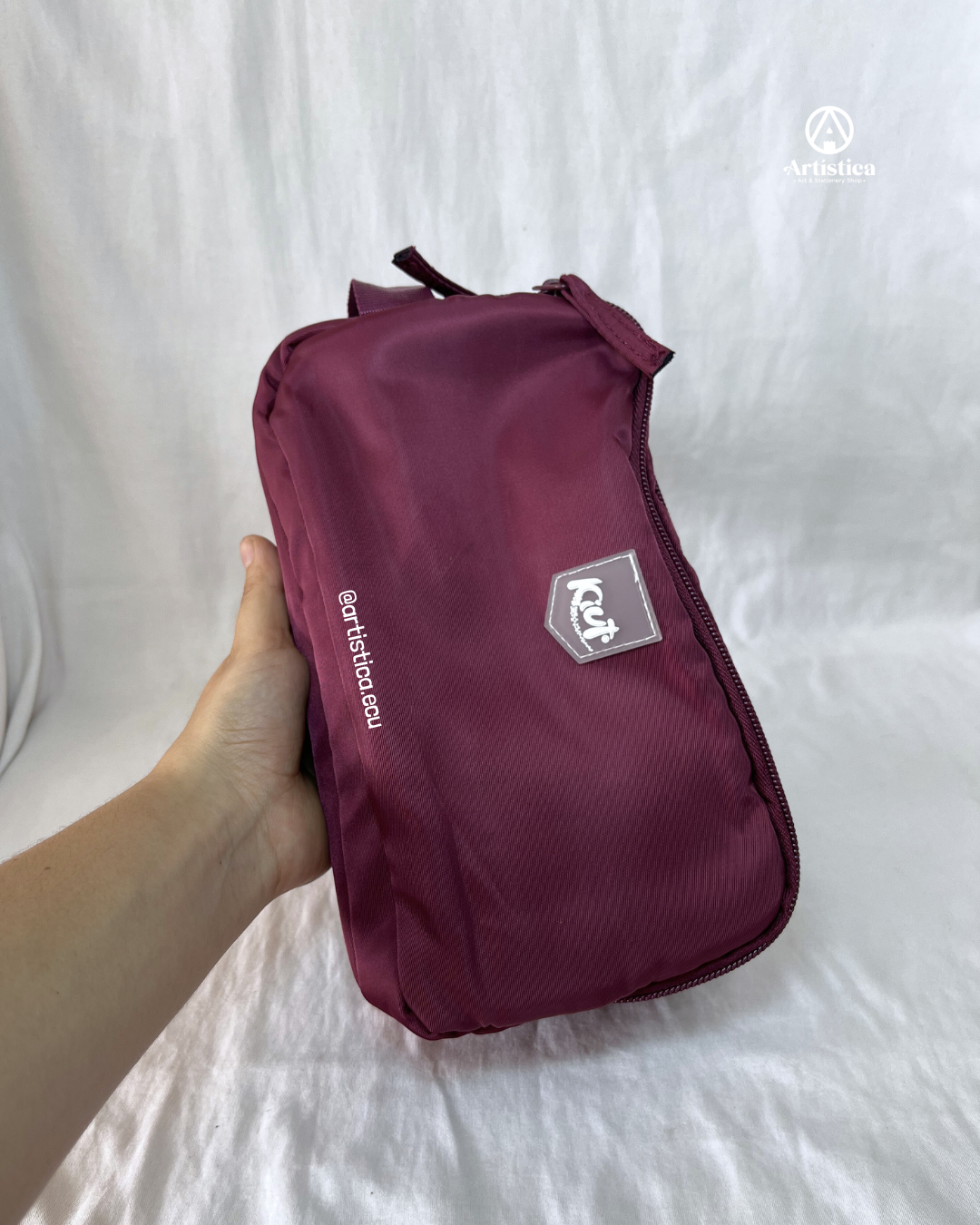 Cartuchera 3 cierres Purple Wine