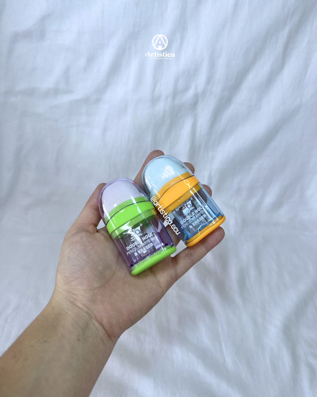 Sacapuntas + borrador