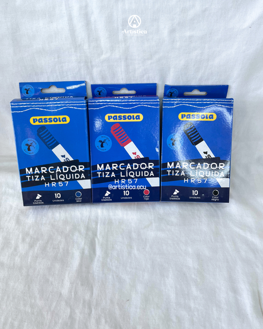Caja x10 marcador de pizarra Passola