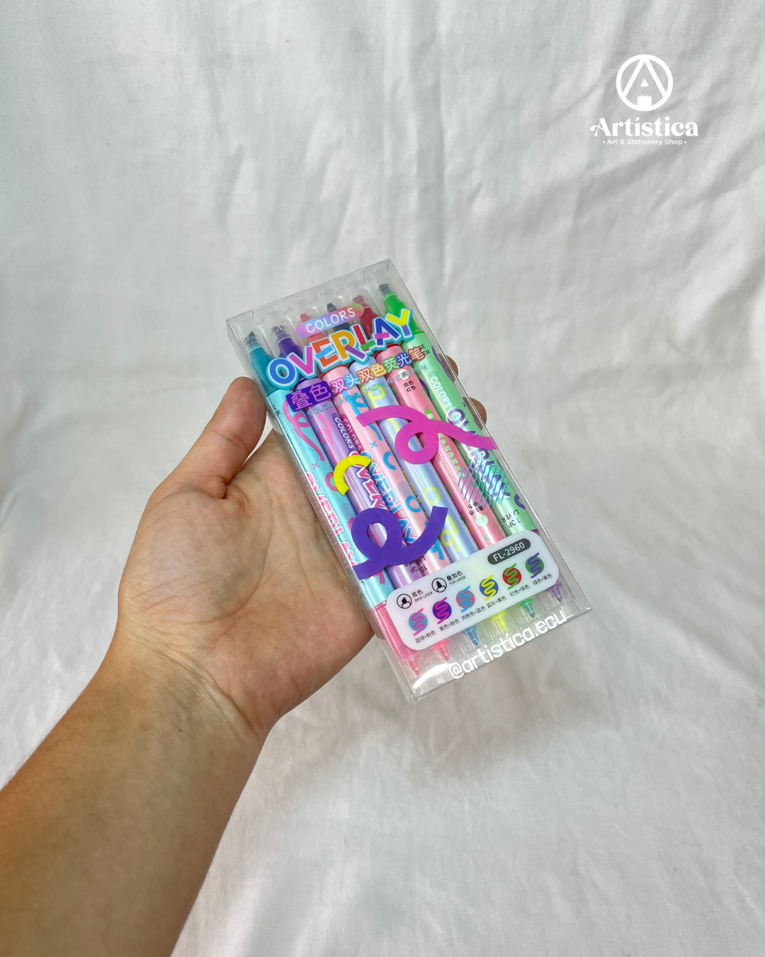 6 Marcadores mágicos doble punta