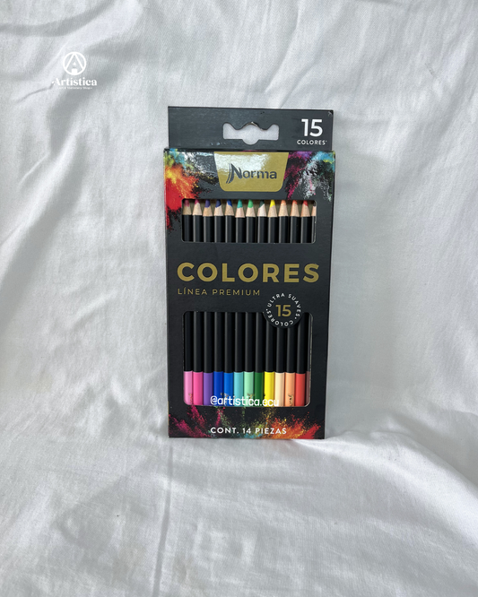 15 Colores premium Norma