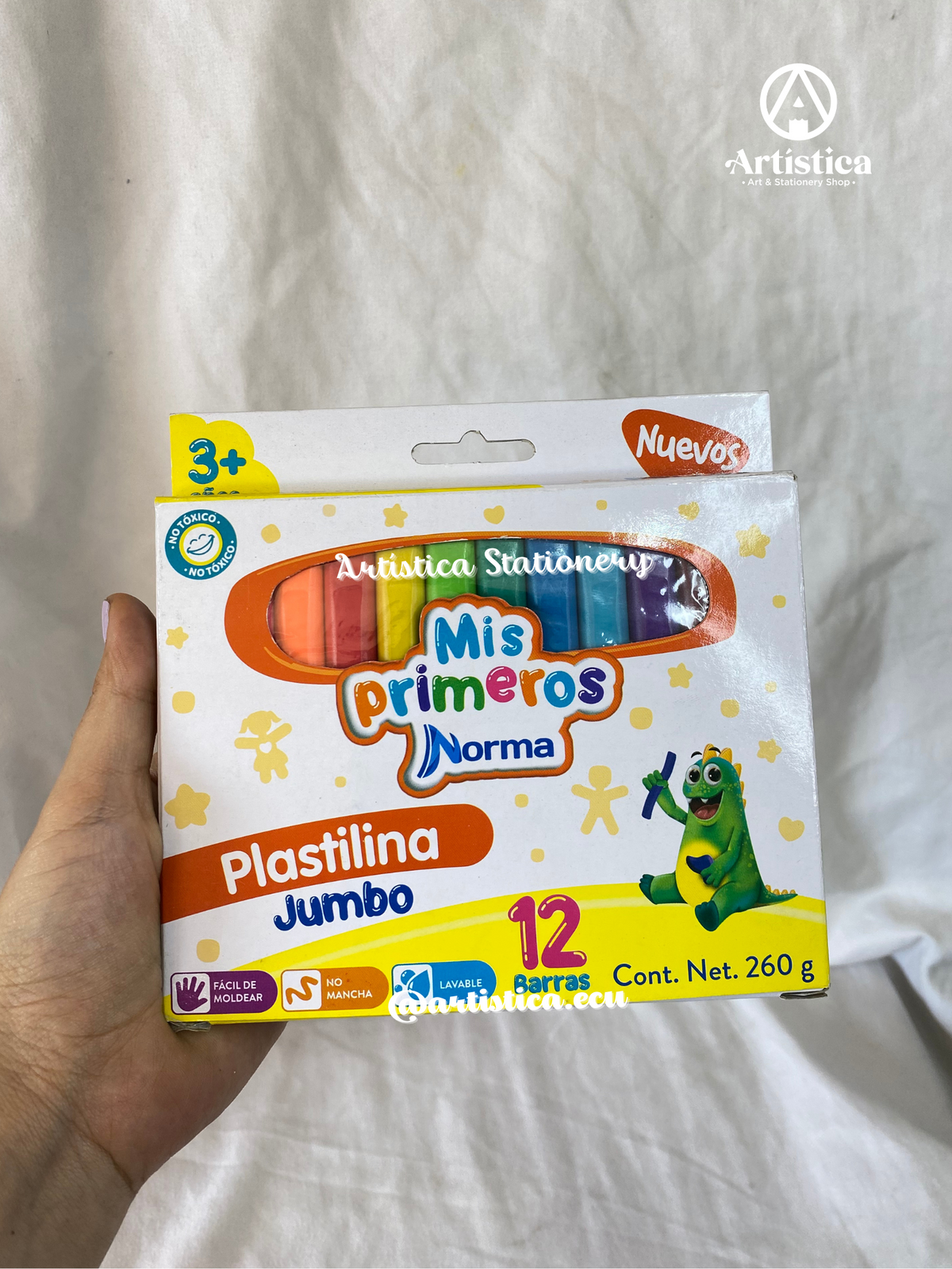 12 Plastilinas Jumbo