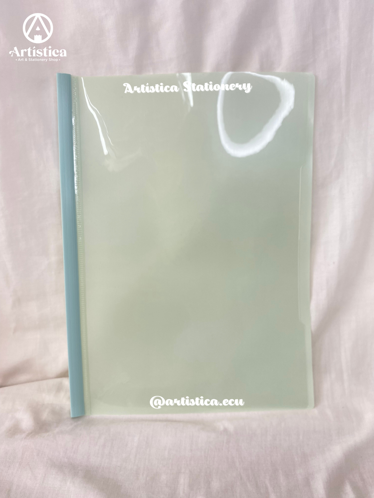 Carpeta bisel tonos pastel