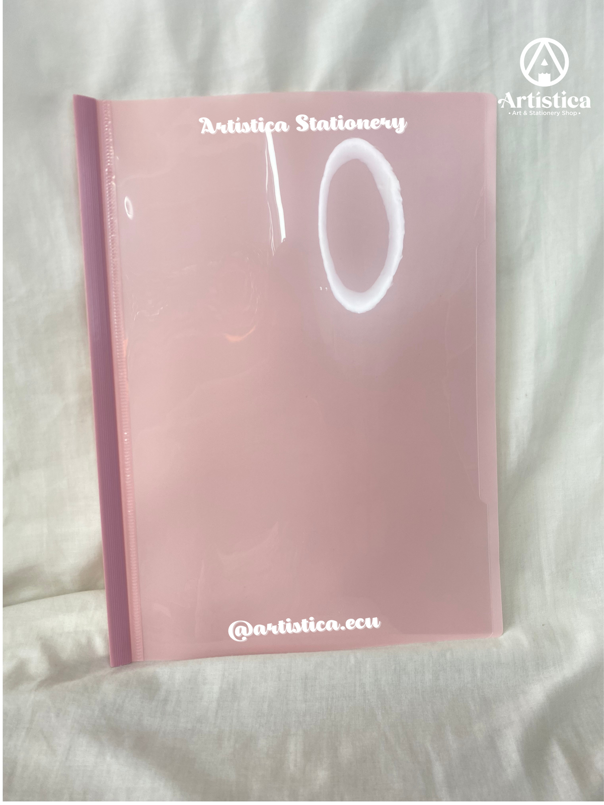 Carpeta bisel tonos pastel