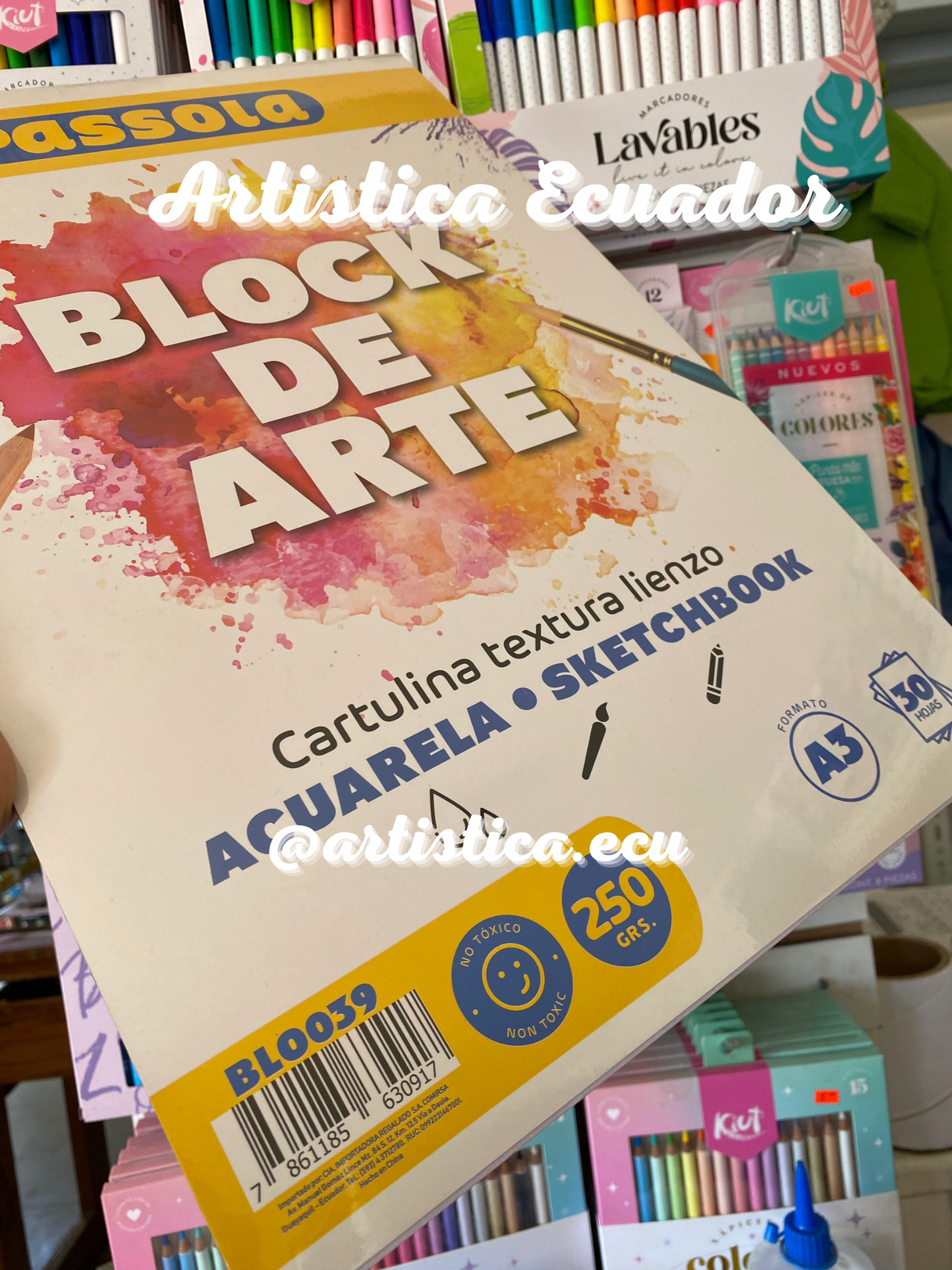 Block de arte A3