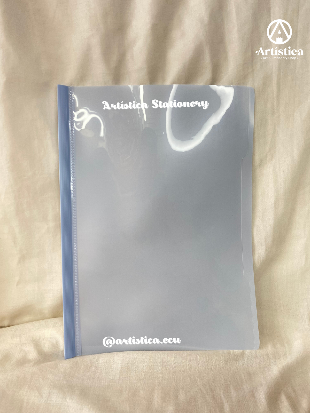Carpeta bisel tonos pastel