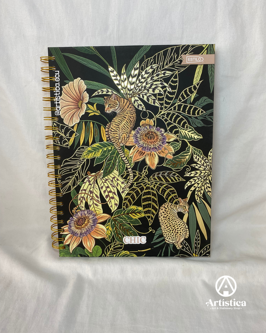 Cuaderno 200 hojas cuadros pasta dura Twins Modelo 6