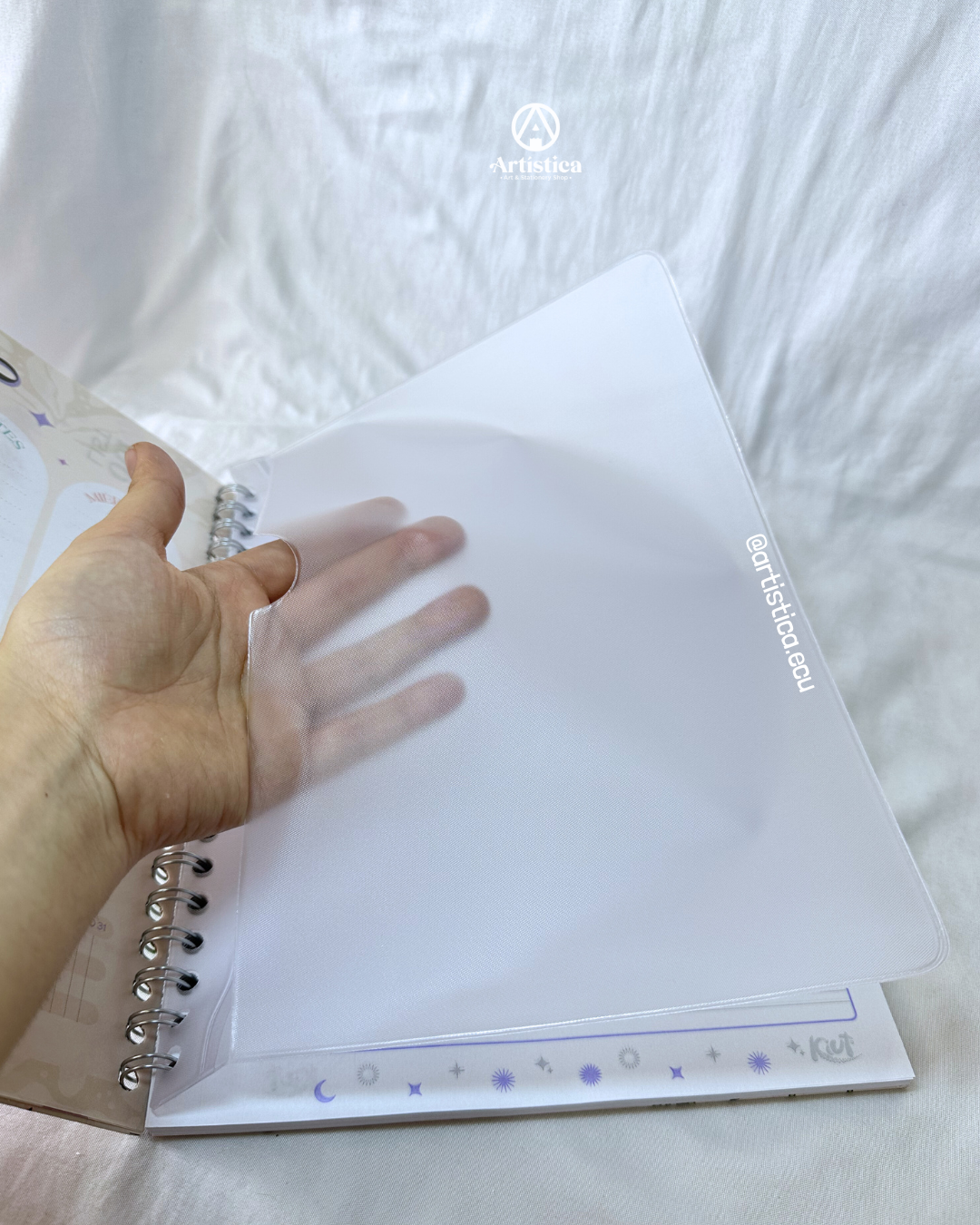 Cuaderno pasta dura 2 líneas bordes decorados