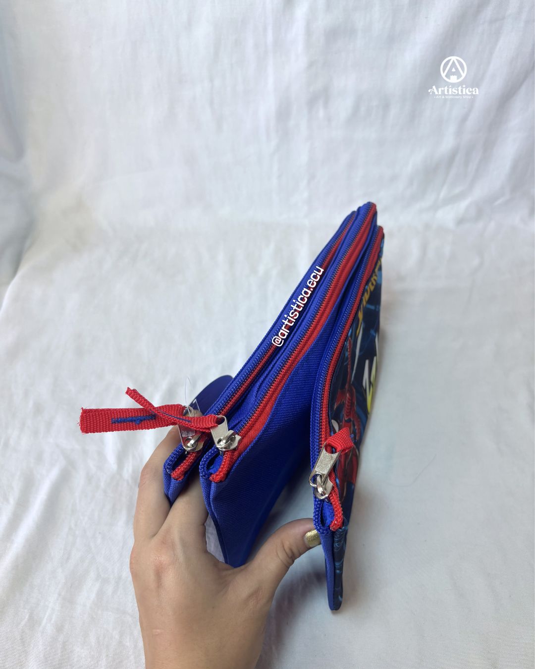 Cartuchera triple Spiderman