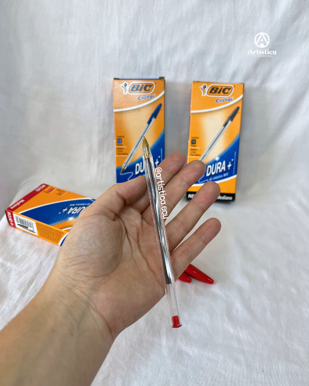 Caja x12 Bolígrafo punta media Bic