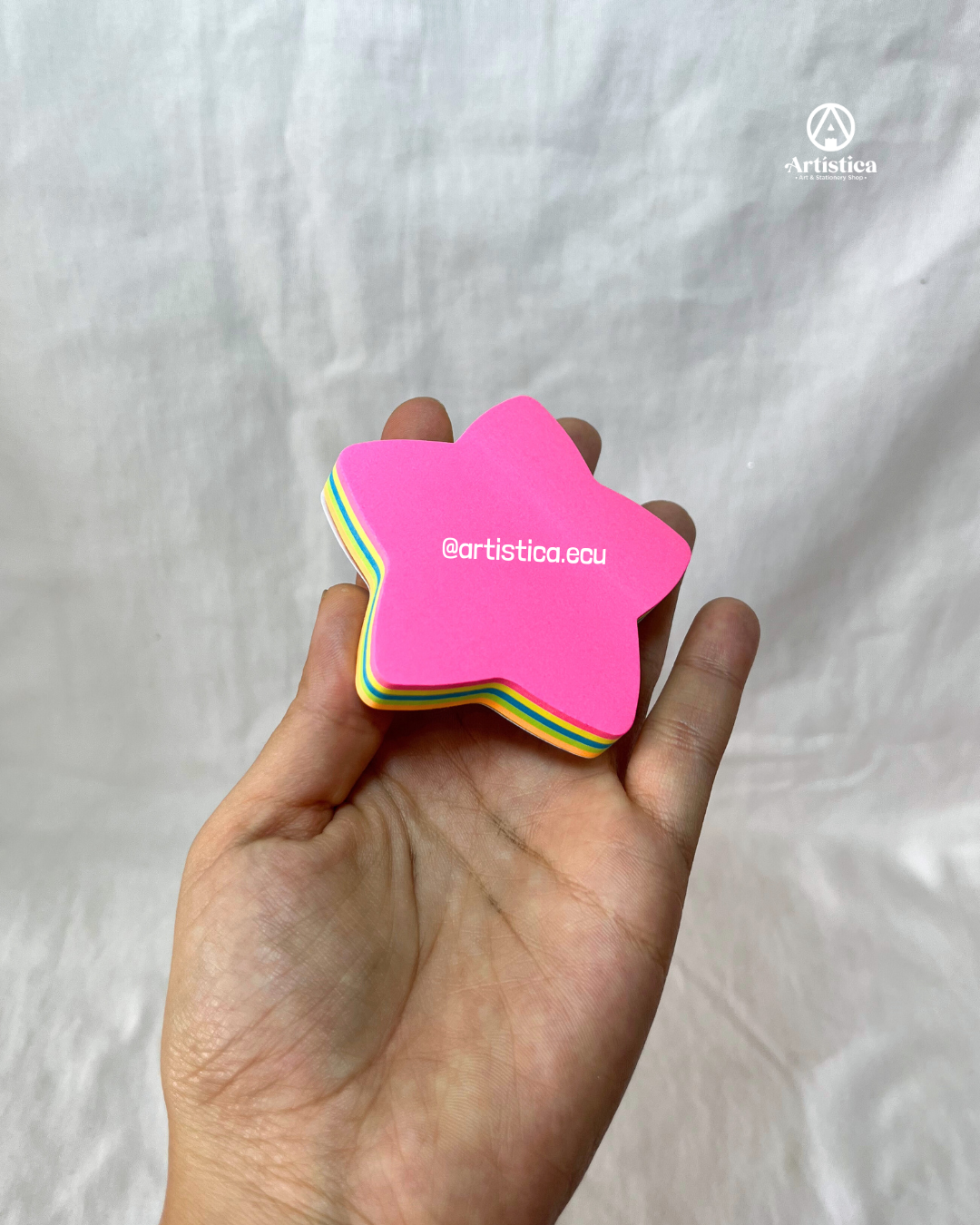 Notitas adhesivas en forma