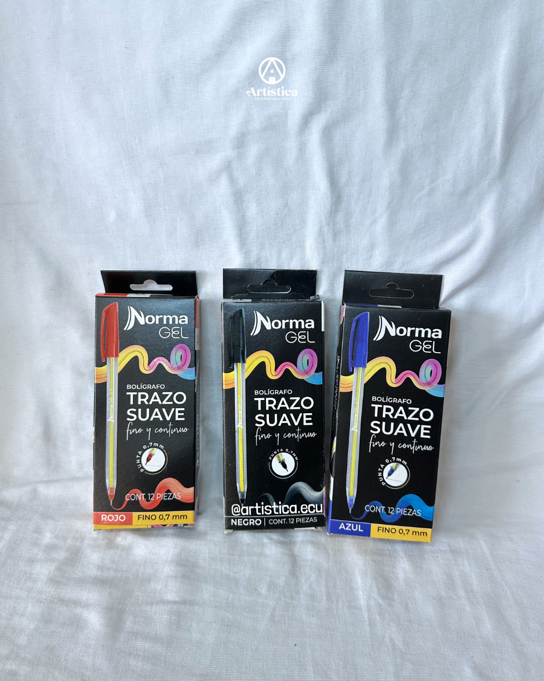 Caja x12 Bolígrafo punta fina Norma
