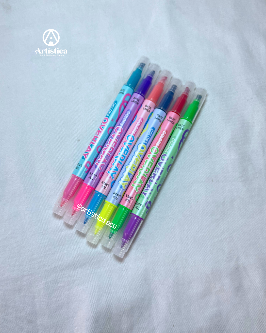 6 Marcadores mágicos doble punta