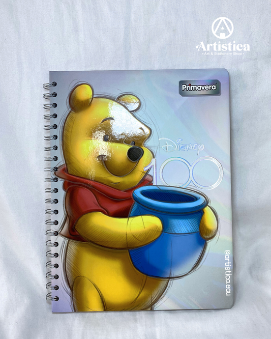 Cuaderno pasta dura a cuadros edición Disney