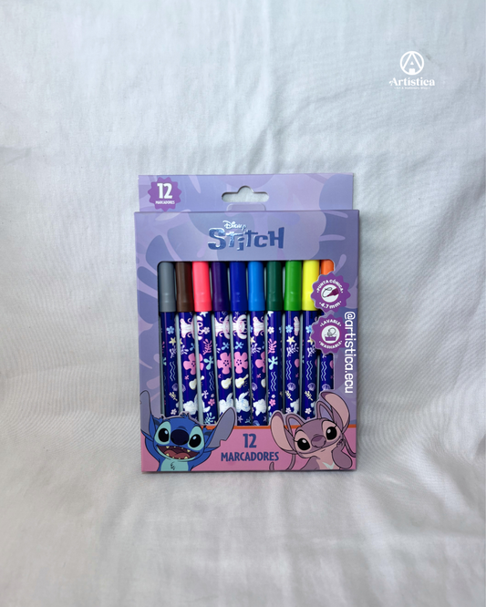 12 Marcadores Stitch