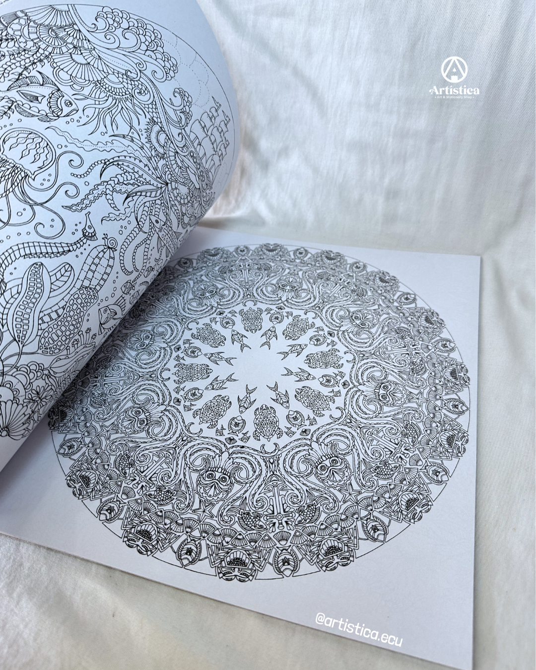 Libro de mandala oceano