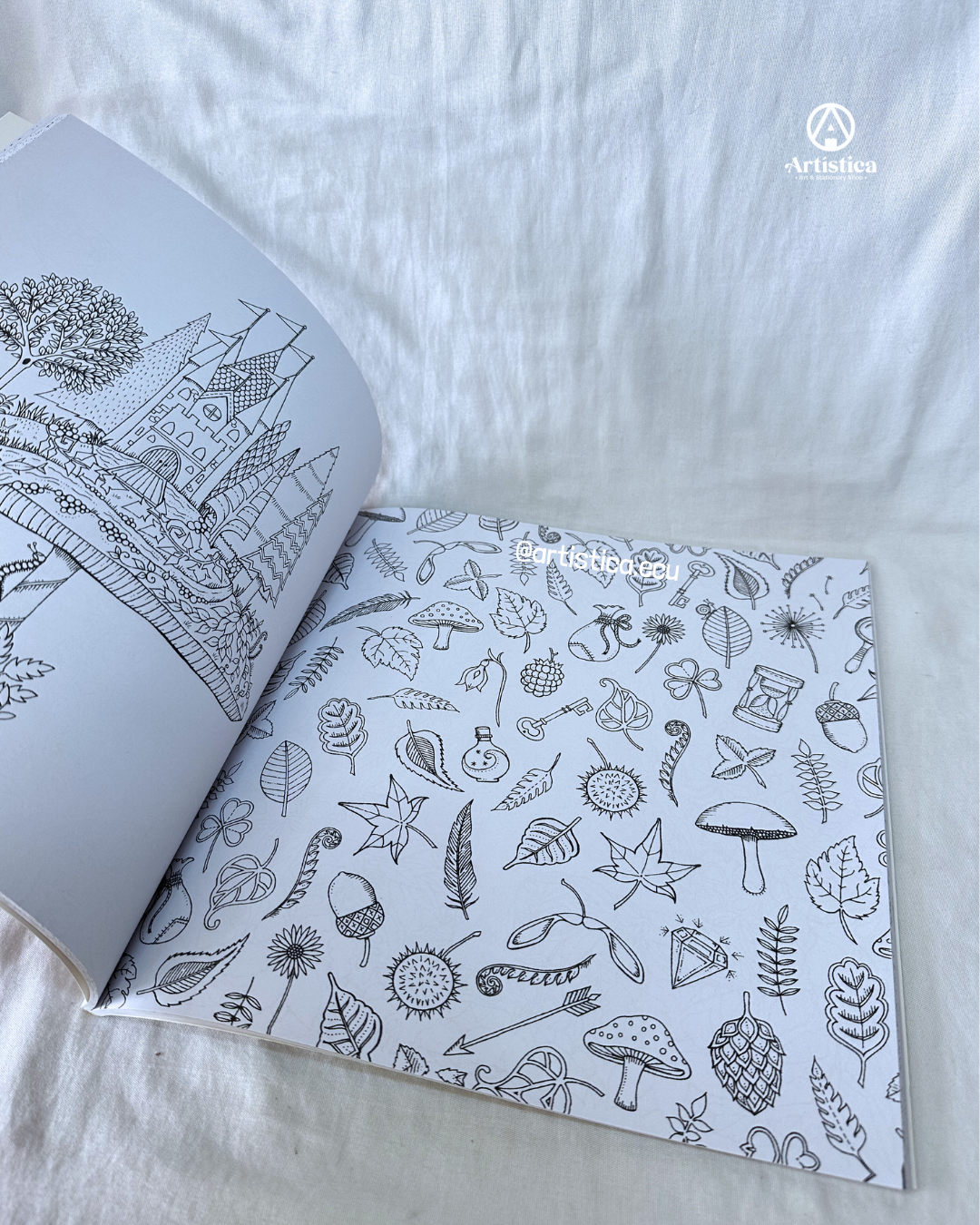 Libro de mandala bosque