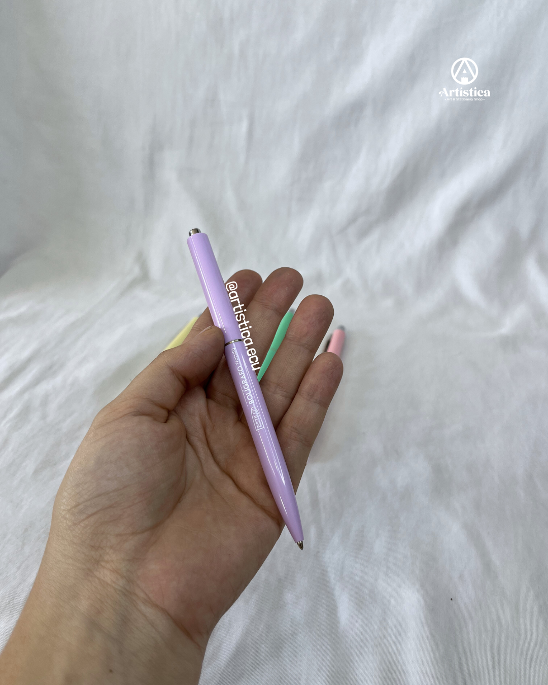 Bolígrafo ejecutivo tonos pastel Estilo