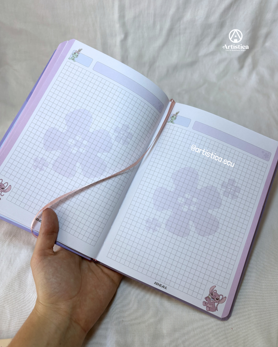 Libreta a cuadros Angel