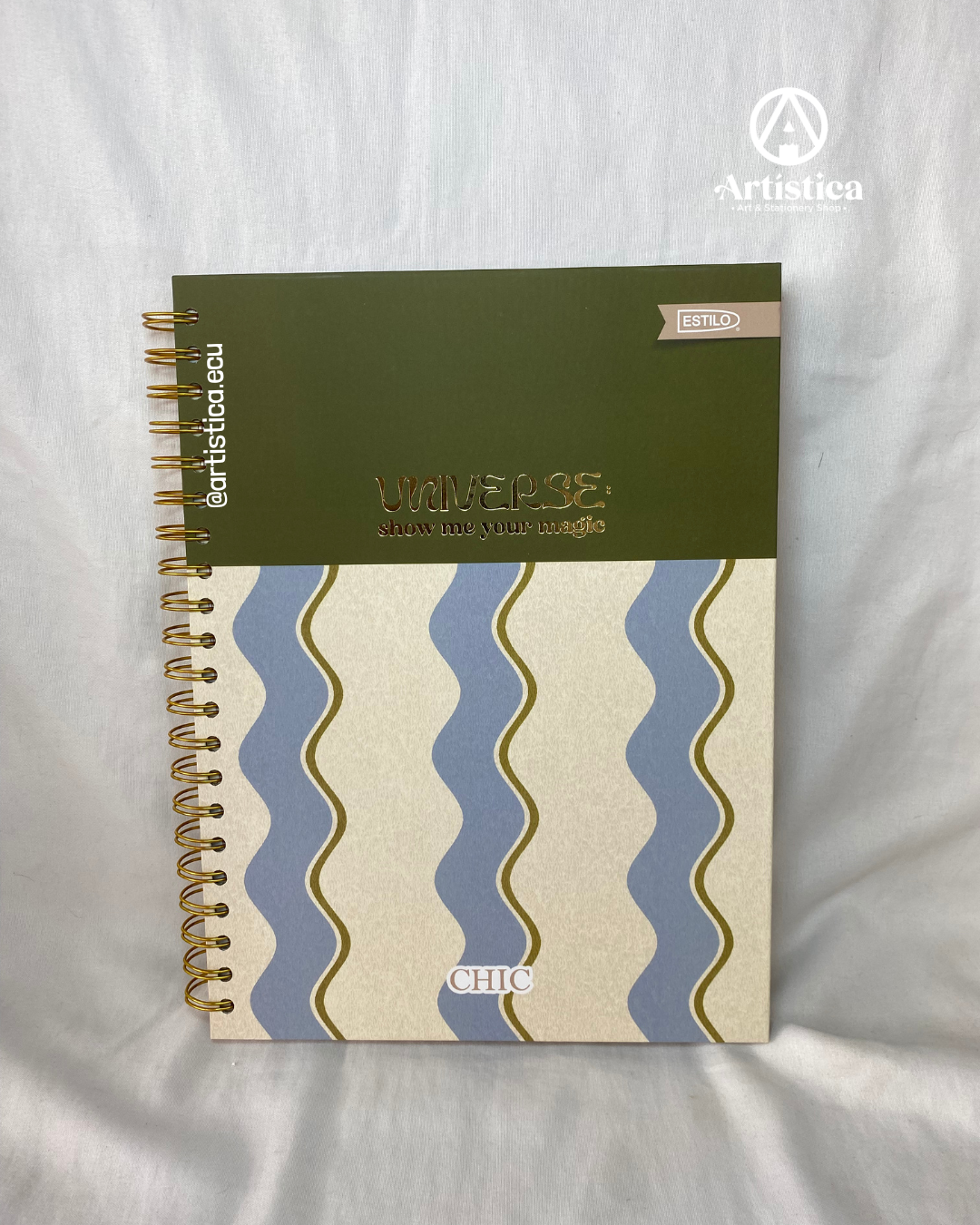Cuaderno 200 hojas cuadros pasta dura Twins Modelo 3