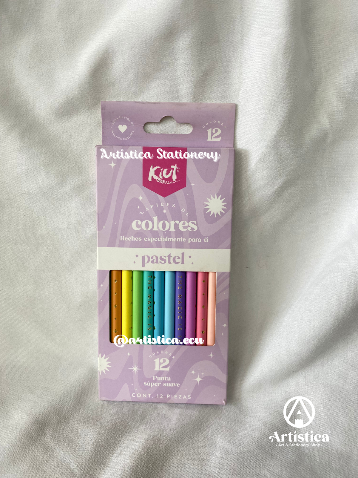 12 Colores tonos pasteles Kuit
