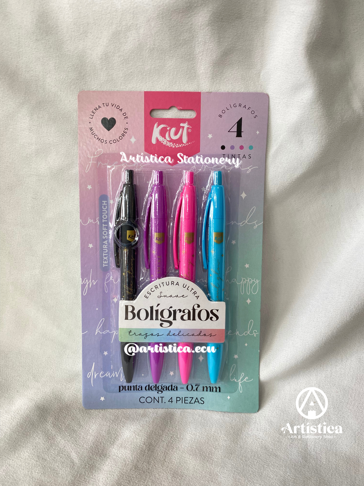 4 Bolígrafos Kiut