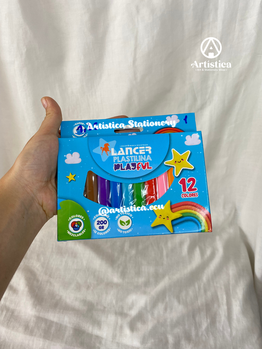 12 Plastilinas Jumbo Lancer