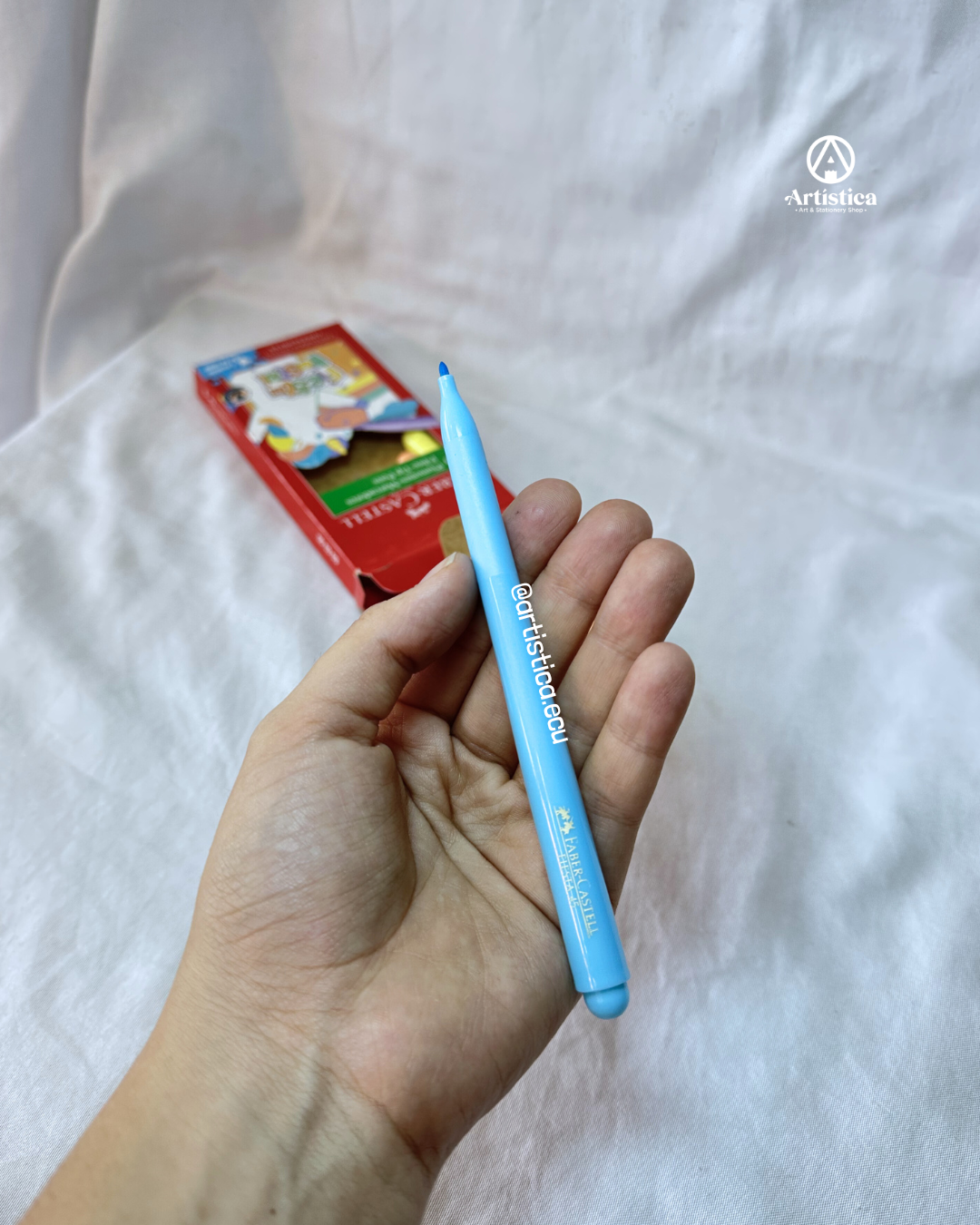 6 Marcadores tonos pasteles Faber Castell