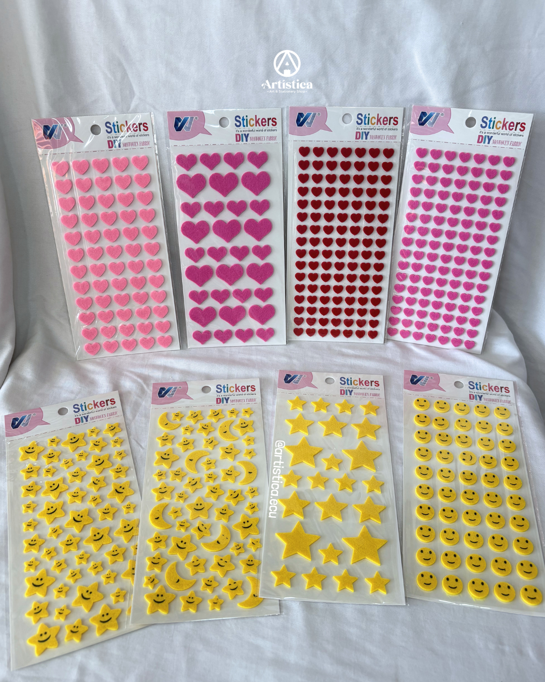 Stickers de fieltro