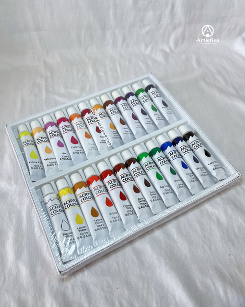 24 Pinturas Acrílicas