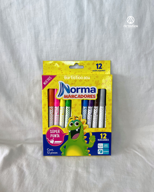 12 Marcadores Norma